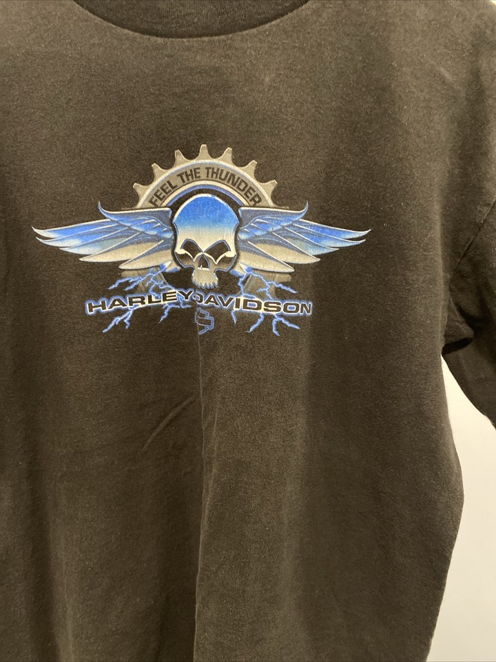 Harley Davidson Shirt Black Size Large Youth eBay