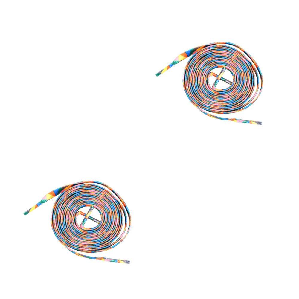 APL 2 Paia Lacci Spessi Rotondi Per Scarpe Da Ginnastica Con Sfumatura