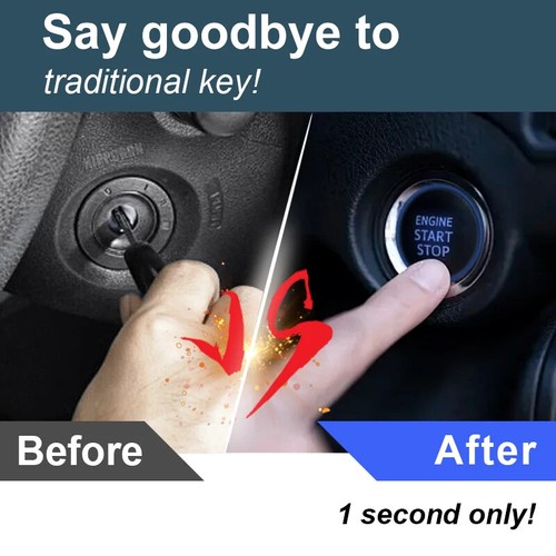 Car Alarms Remote Control Engine Start Alarms System Push Button Remote Starter - Picture 14 of 16