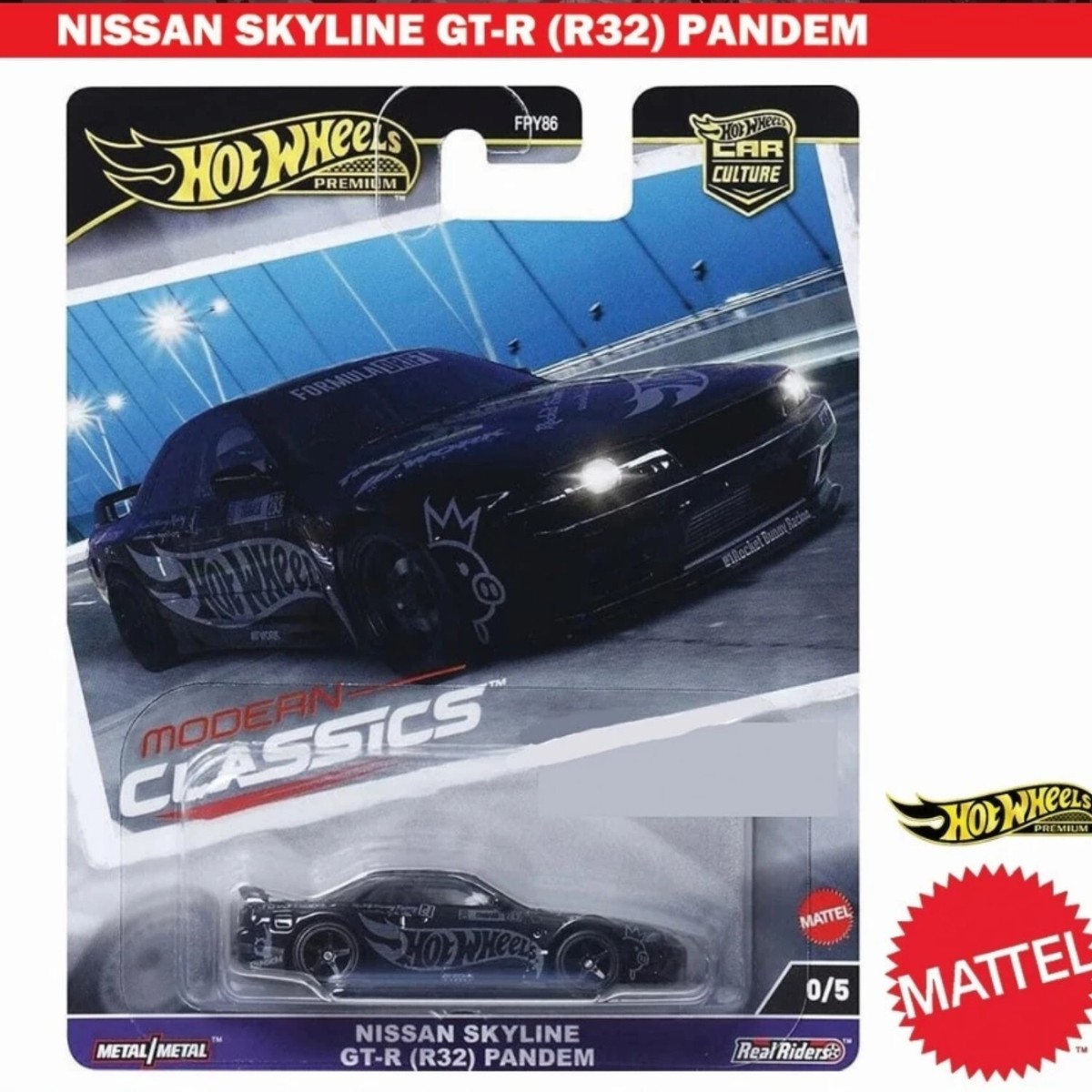 ホットウィール モダンクラッシックス 日産 GT-R パンデム 20個セット Hot Wheels Modern Classics Nissan Skyline GT-R (R32) Pandem