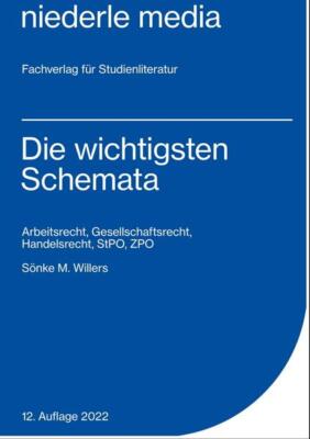 Die wichtigsten Schemata Nebengebiete | Sönke Willers | 2022 | deutsch