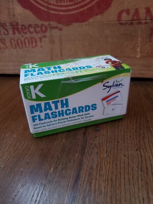 Sylvan Learning Grade K ~ Kindergarten Math Flashcards *Set of 240