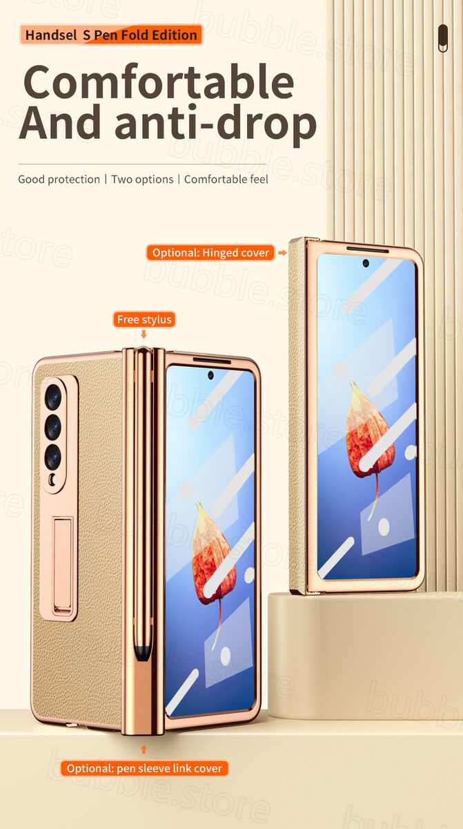 Telefono Protector Cober Funda Para Samsung Z Fold 5 4 3 Case Cover Moda  Lujo