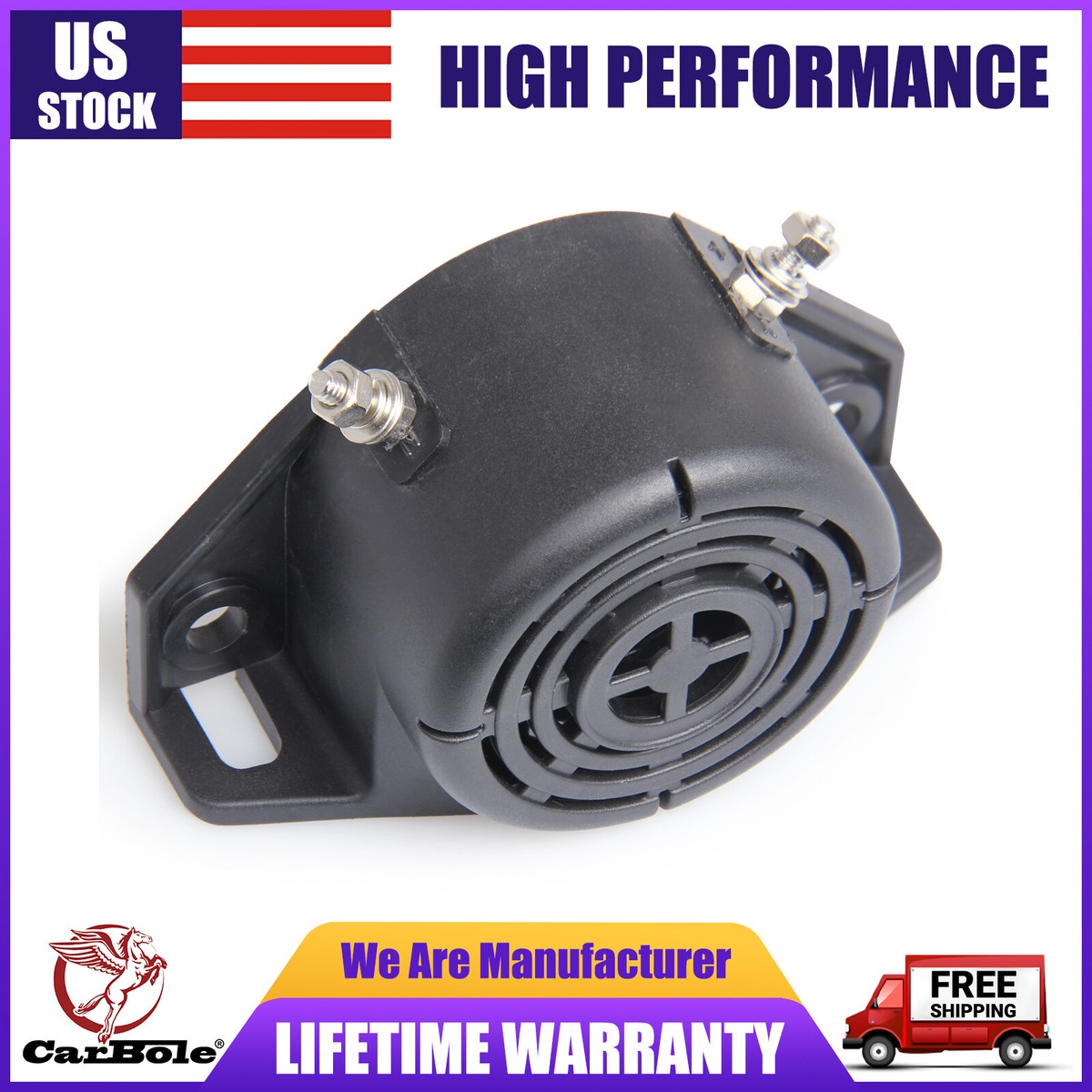102DB Back-up Warning Alarm Reverse Beeper Construction Car Truck Heavy Vehicle - Foto 2