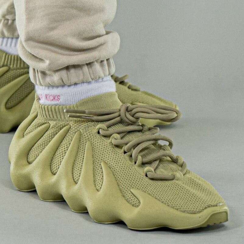 Adidas Yeezy 450 Resin Men's Sneaker Running Shoe Olive Green