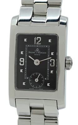 Baume & Mercier 20mm Ladies Hampton Black Dial Swiss Quartz  display picture 2
