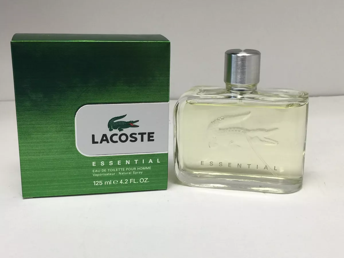 Lacoste Essential Cologne For Men EDT Pour Homme Spray 4.2 oz New