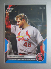 2022 TOPPS NOW BLUE PARALLEL JORDAN MONTGOMERY #761
