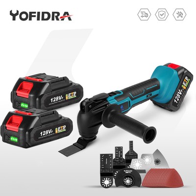 Cordless Oscillating  Multi Tool 6 Speed Vibrating Saw Oscillating Saw + Battery