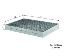 Mahle Original filter, interior air LAK 292/S