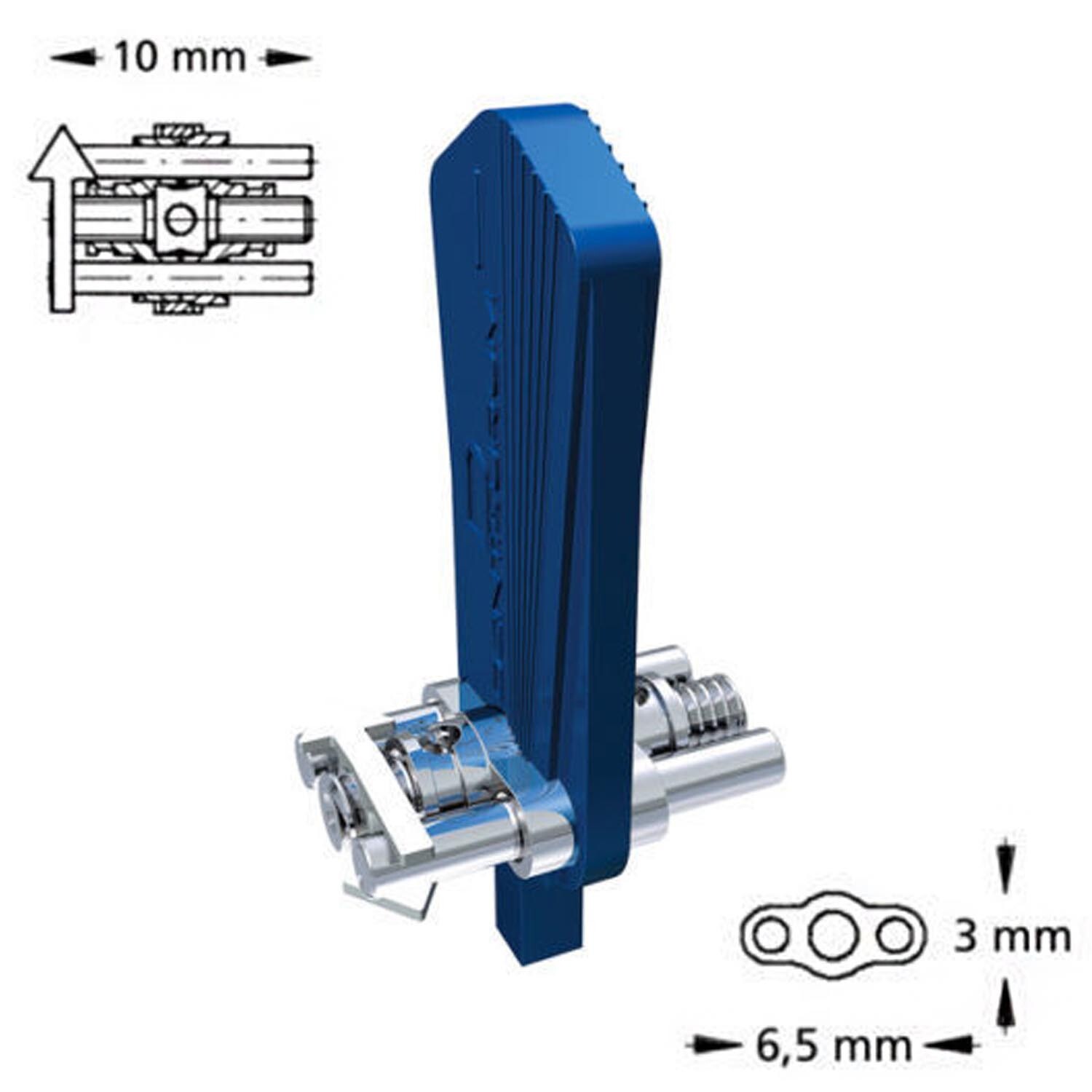Borsa Shopping Totissima Reversibile Misura Piccola In Denim Blu - Foto 2