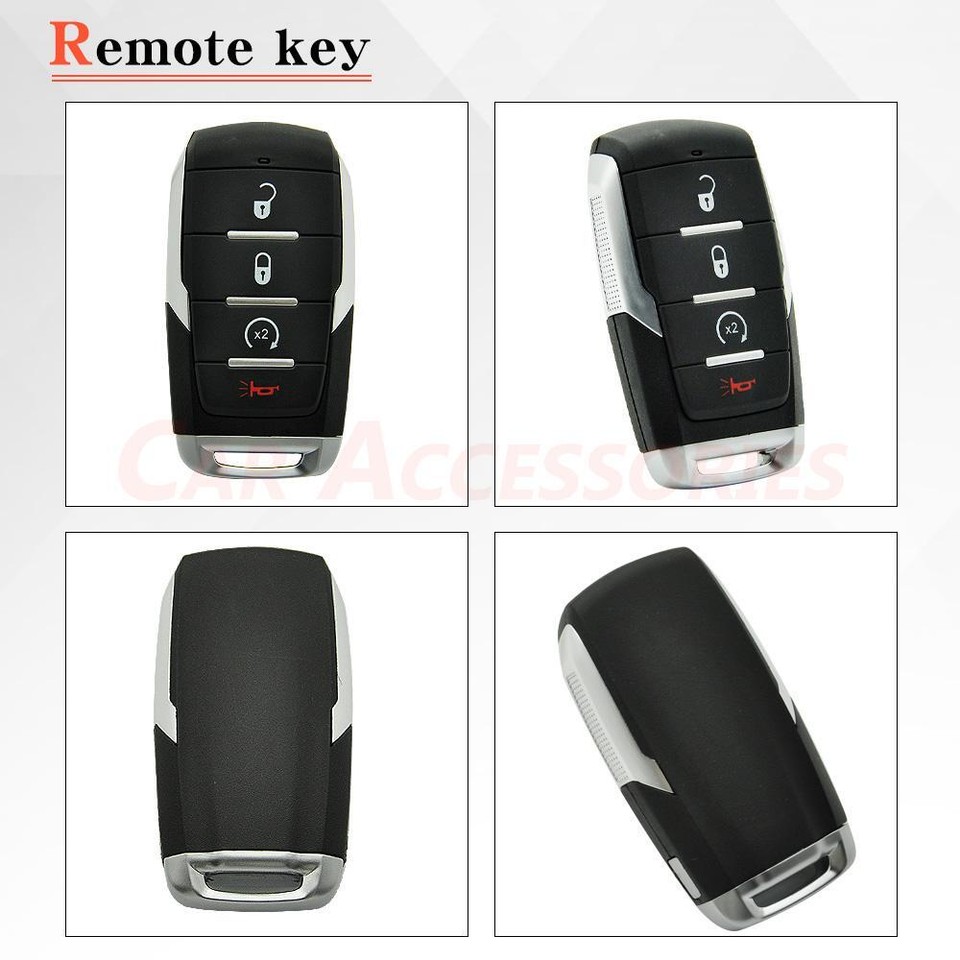 FOR 2019 2020 2021 2022 RAM 1500 SMART KEYLESS REMOTE KEY FOB OHT-4882056 4BTN - Foto 5