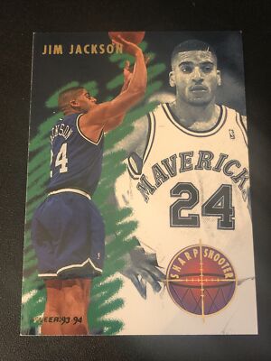 1993-94 Fleer Sharpshooter Jim Jackson #2