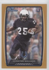 2013 Bowman Gold 365/399 Kerwynn Williams #191 0o0