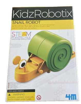 4M Kids Robotix Schneckenroboter - Alter 8+ - Neu Brandneu / Versiegelt