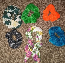 Colorful Scrunchie Set Of 6