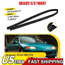 For 92-95 Honda Civic front hood to radiator Weatherstrip rubber seal 2D 4D 1~10