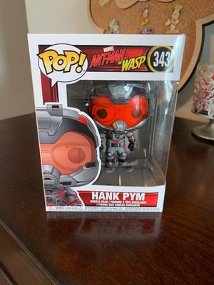 Funko Pop Hank Pym Vinyl Figure #343 Ant-Man & The Wasp Movie Marvel Comics New