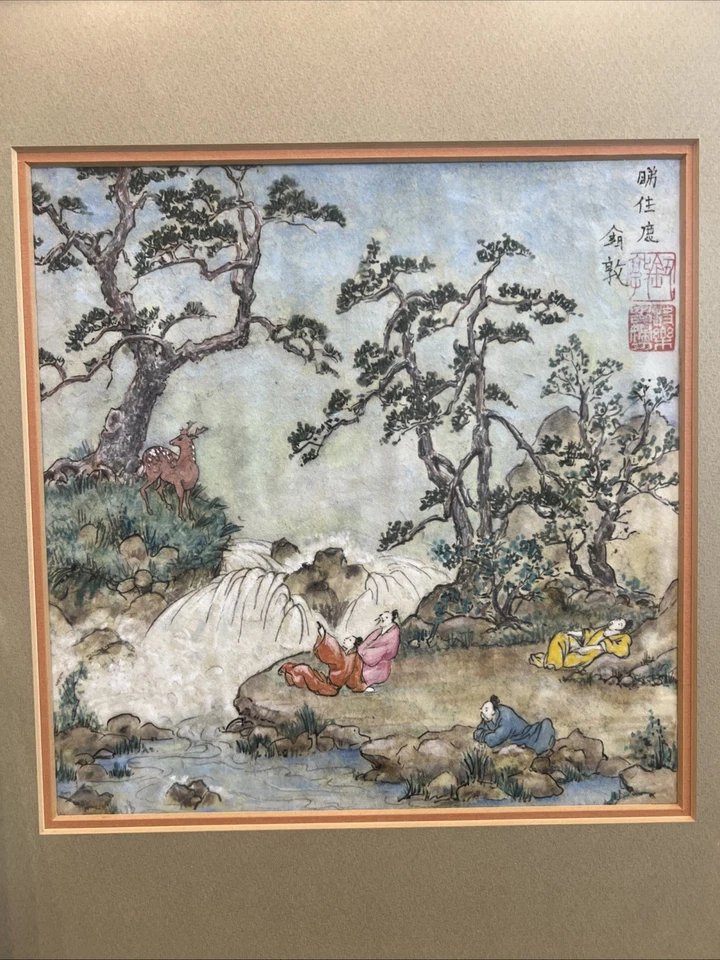 Original Painting By Lorraine B. Newton Matted And Framed With Letter Attached - Image 3 of 4