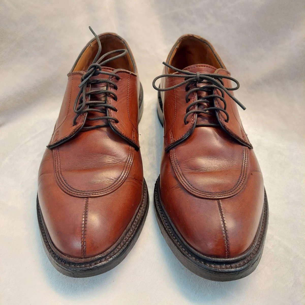 Florsheim Imperial Men 9.5D Black Leather Apron Toe Derby Dress Shoes Italy 9266 Derby Men main image 2