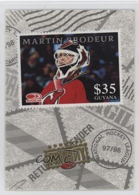 1997-98 Donruss Priority Stamps Martin Brodeur HOF 0q3