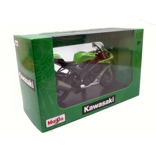 KAWASAKI NINJA ZX-10R 2004 GREEN 1:12 Maisto Moto Nuevo Modelo - Imagen 3 de 3