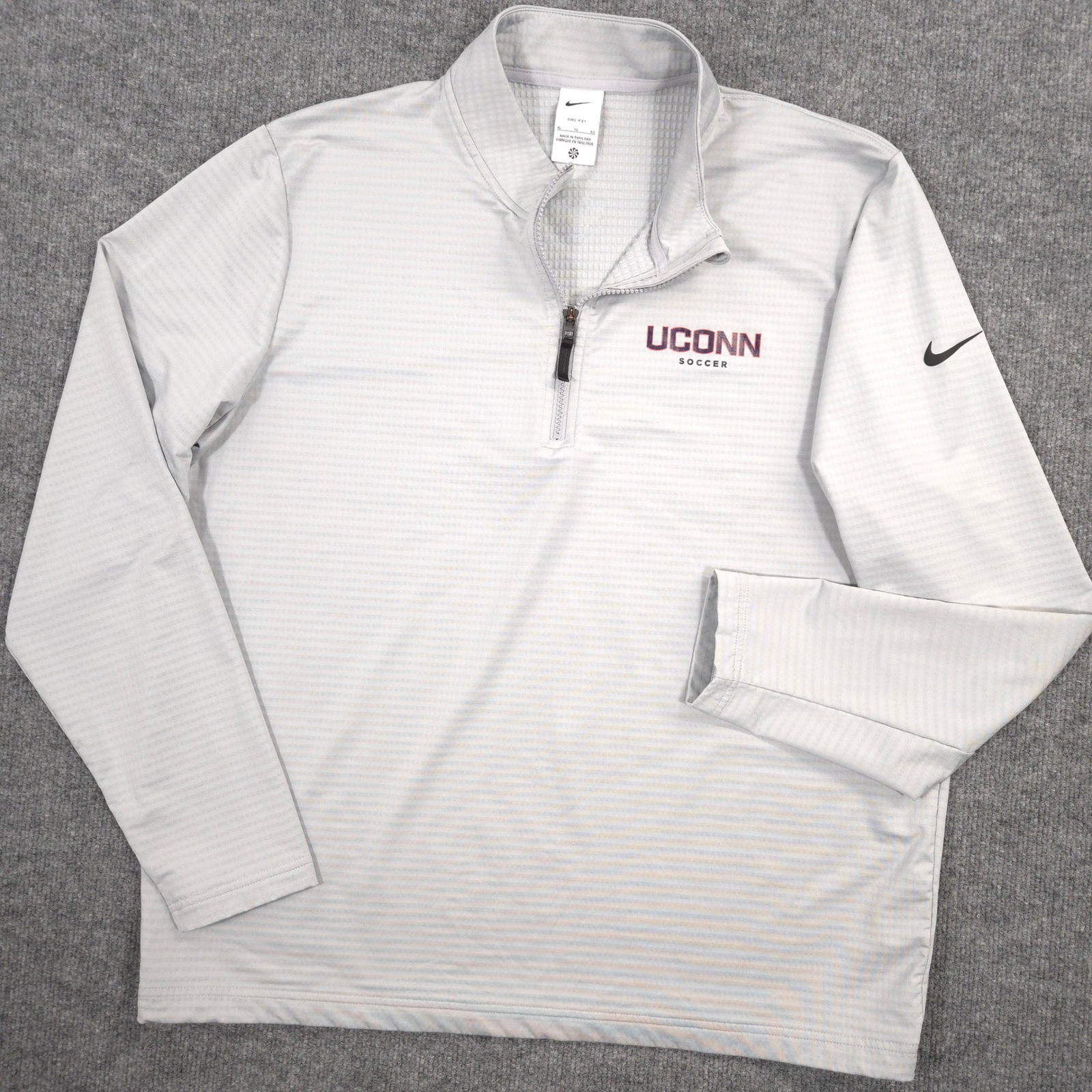 Pullover Xl Gray Uconn Soccer Performance