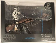 Hasbro Star Wars The Black Series Speeder Bike & Biker Scout Action Figure 2014