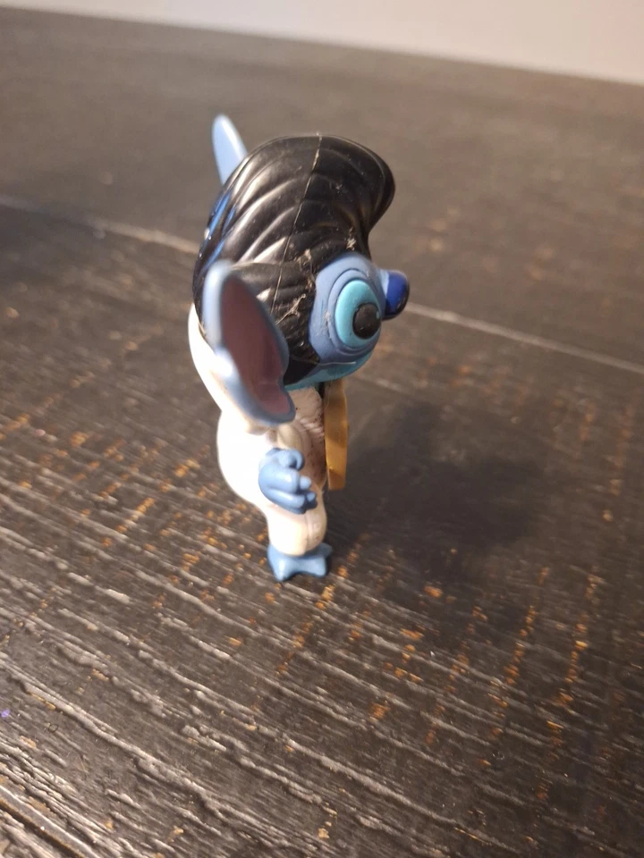 Figura Cabeza Bobble Disney Lilo & Stitch Elvis Presley McDonald's con Guitarra Foto 2 de 4