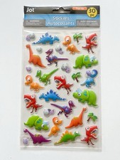 Dino Stickers, Dino Embellishments, Card Making Supplies, Dinosaur Stickers