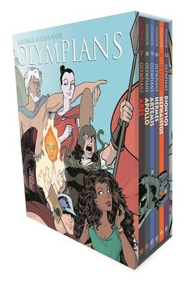 Olympians Boxed Set Books 7-12: Ares, Apollo, Artemis, Hermes, Hephaistos, an...