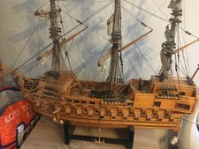 Matchstick model of HMS Victory