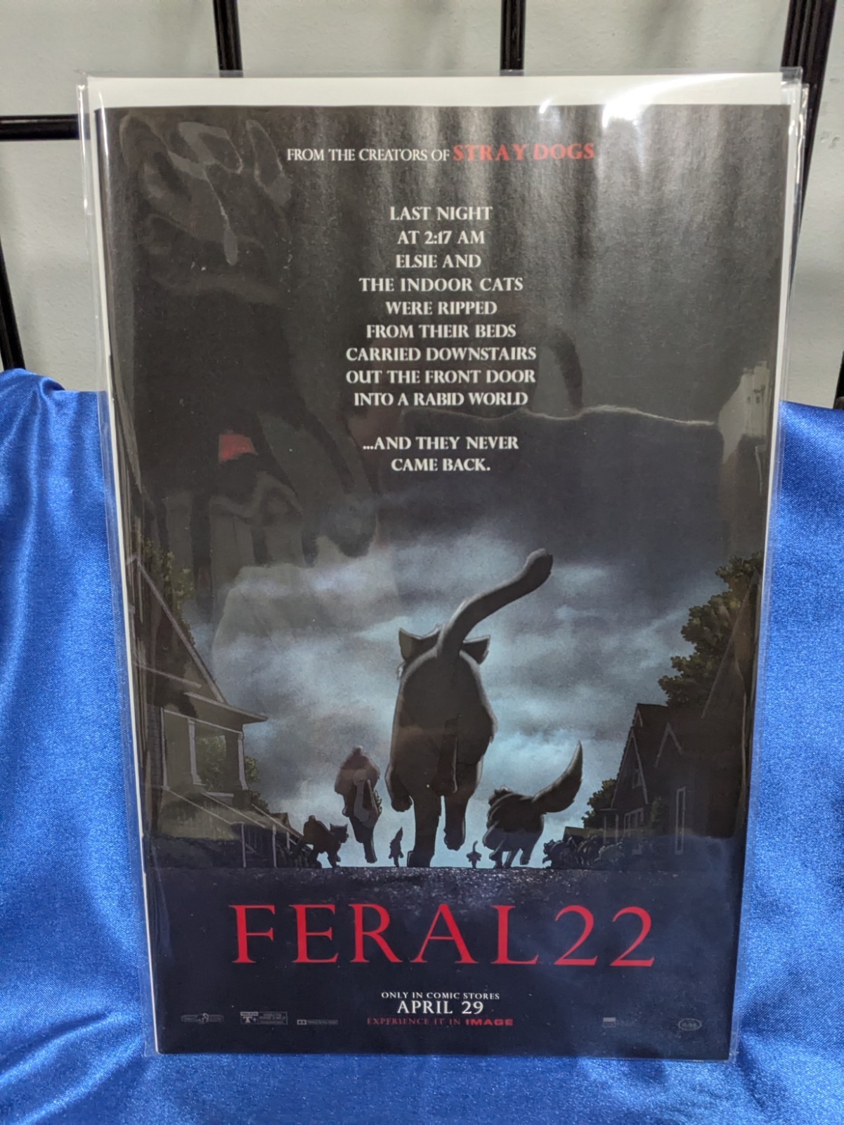 Feral #22 Cover B Tony Fleecs & Trish Forstner Weapons Homage Variant.