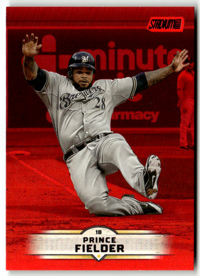 2025 Topps MLB Stadium Club No. 161 Prince Fielder Red Parallel