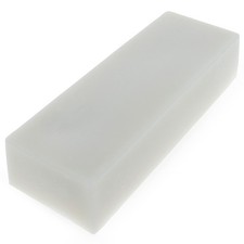 White Triple Filtered Rectangle Beeswax Bar 1 oz