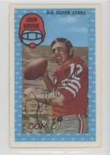 1971 Kellogg's 3-D John Brodie #45 2v5