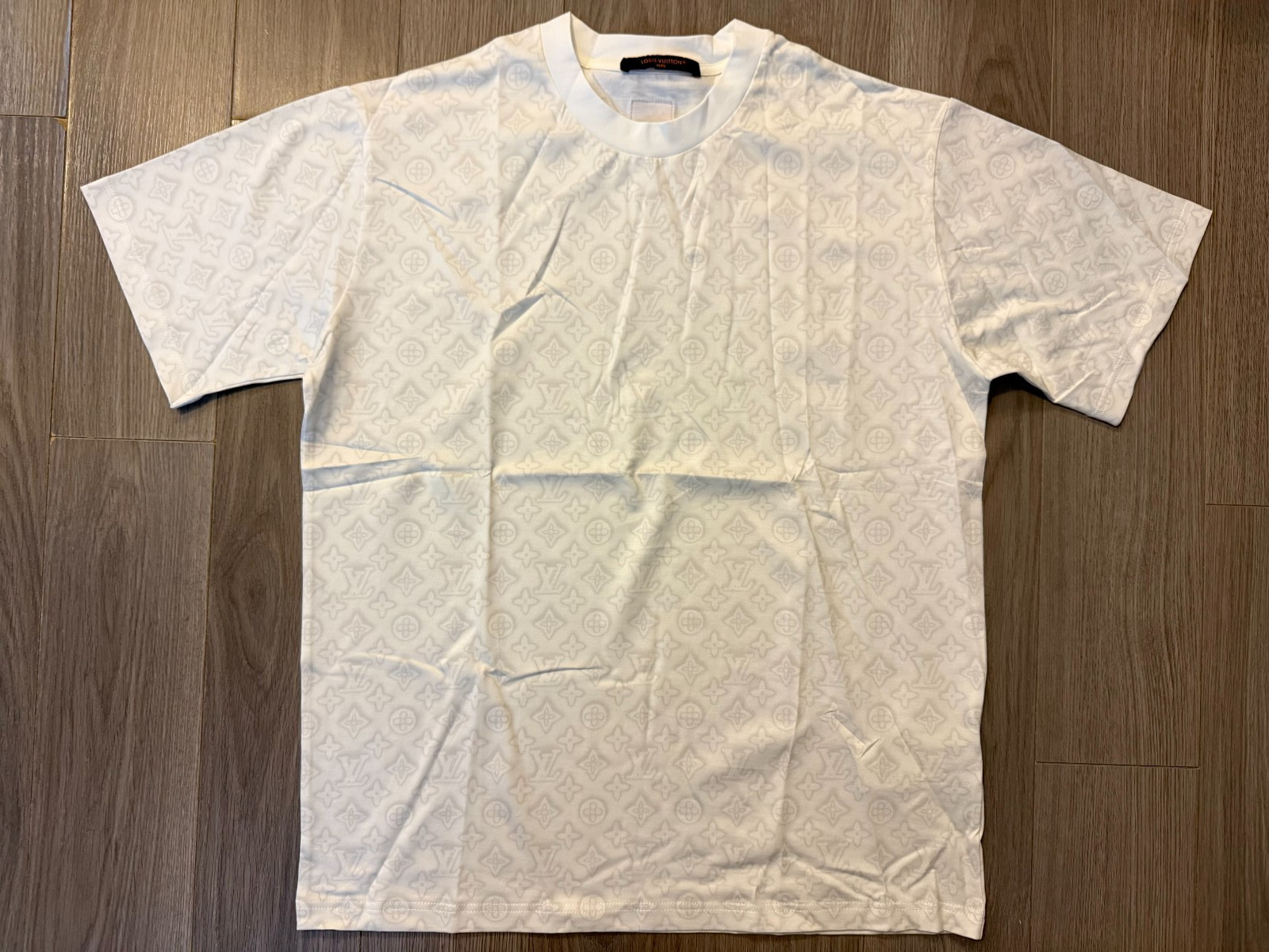 Louis Vuitton Monogram Short Sleeved Tee Shirt milky white M