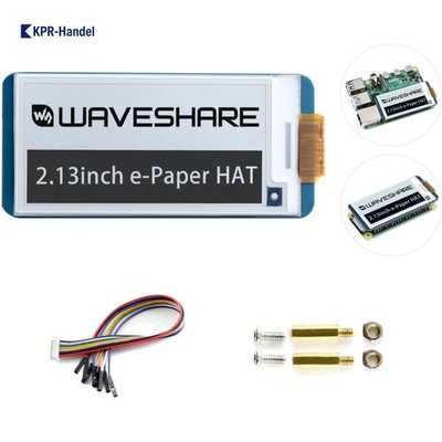 Leichtes E-Ink Modul 2,13 Zoll für Raspberry Pi - Ideal für pwnagotchi