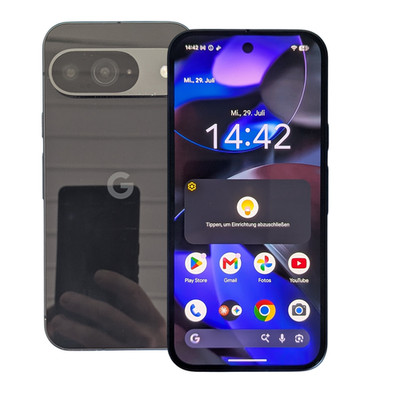 Google Pixel 9 256GB Obsidian schwarz entsperrt sehr guter Zustand