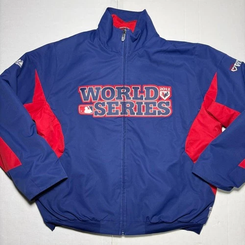 Majestic Athletic MLB Therma Base full-zip jacket featuring 2012 World Series - product listing photo