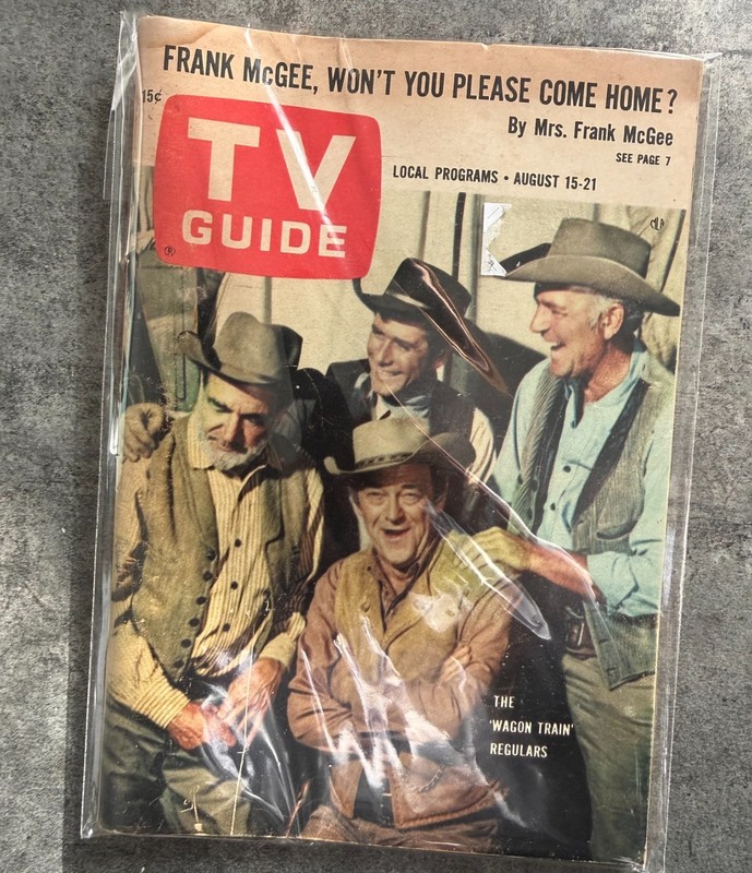 TV Guide August 1964 The Wagon Train