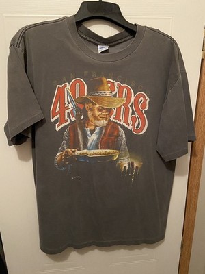 Vintage 1993 Salem Sports San Francisco 49ers Mascot Gold Miner Size L Large