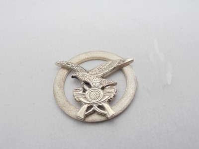 Cozzi Gioielli Alpini 925 Sterling Silver Jacket Pin Badge - Fregio