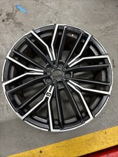 BMW Genuine 20” M Sport Jet Black Matt Alloy 36118747237 - Cracked 9j