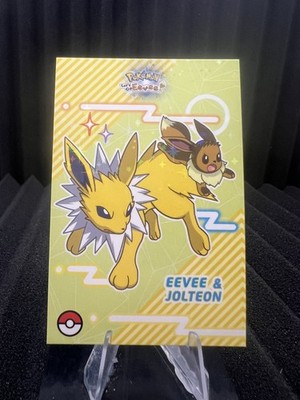 Jolteon & Eevee - Star Holo - Let's Go Eevee Database - Pokemon Card