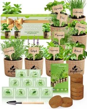 9 Herb Indoor Garden Kit - Unique Kitchen Gift for Women, Men, Mom, Friends -...