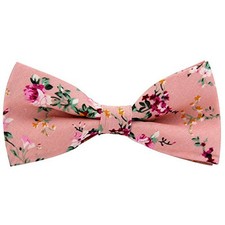 Men's Cotton Floral Printing Bow Tie Cb0131