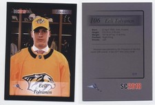 2018 SC2018 106 Eeli Tolvanen black 1/1 Rookie
