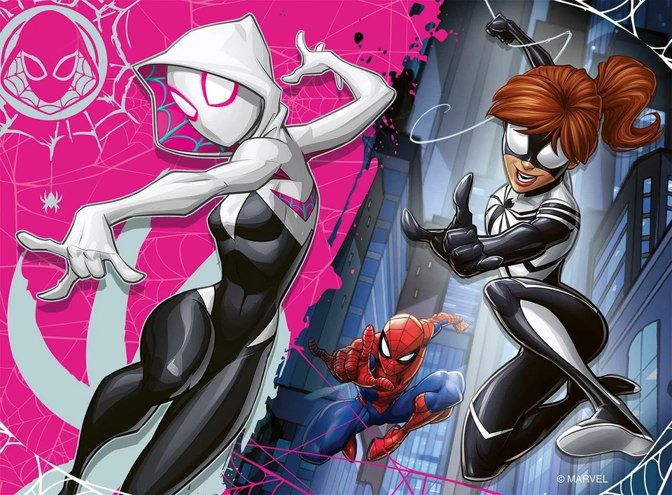 Rompecabezas Ravensburger Marvel Spider-Man 4 en caja (12, 16, 20, 24 piezas) para Foto 3 de 4