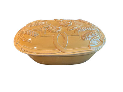 vintage noemi ceremiche oven roaster dish made in Italy